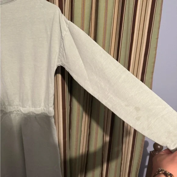 Gray Casual Long Sleeve Crew Neck Dress - Picture 4 of 8